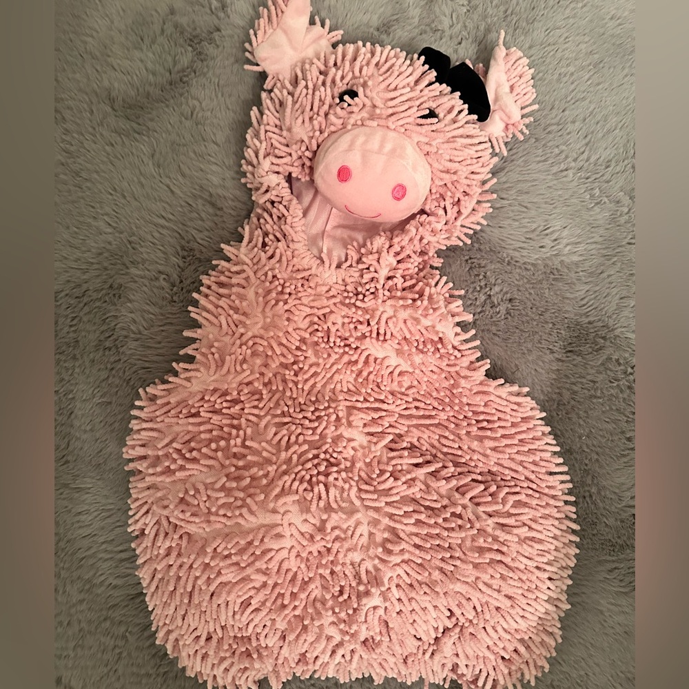 Pink Piggy Hooded Blanket